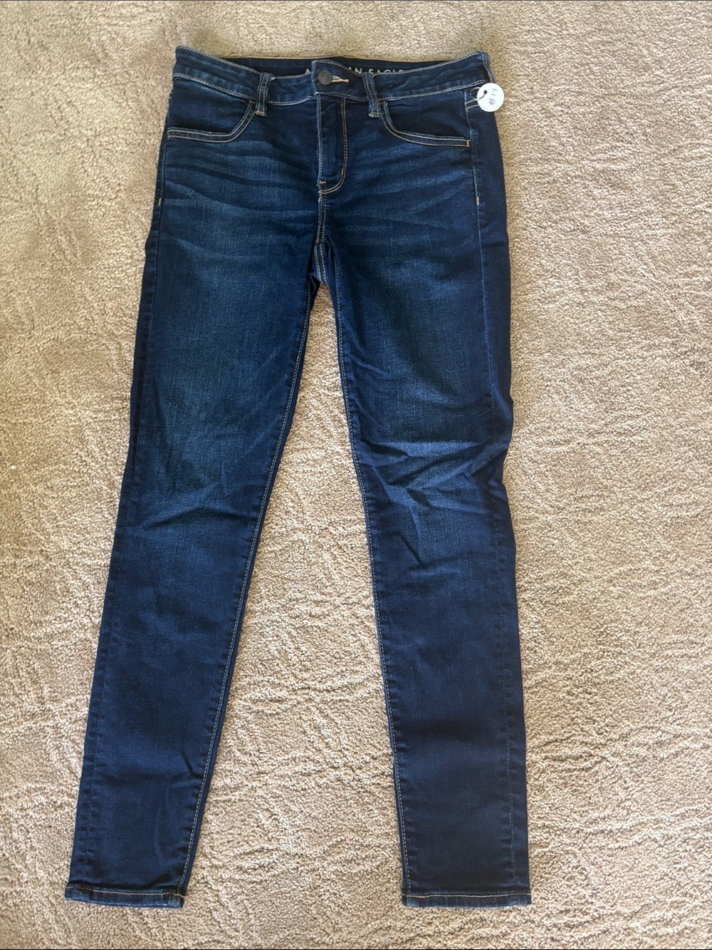 American Eagle Outfitters Dark Blue Women's Skinny Jeans